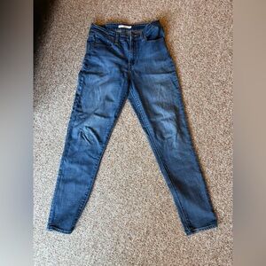 Levi's 721 High Rise Women's Dark Blue Skinny Jeans